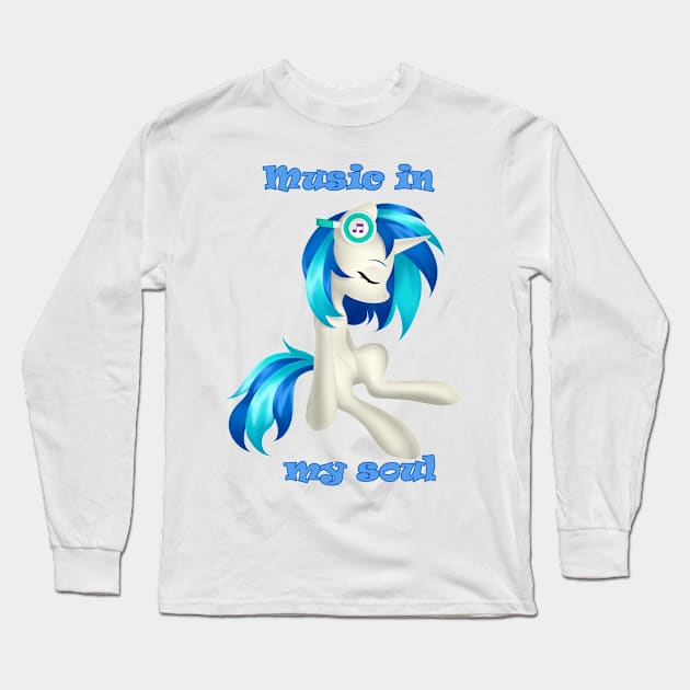 Music in my soul Long Sleeve T-Shirt by Bestiary